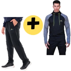 Combo deportivo!! Buzo Acetato+pantalon Algodn