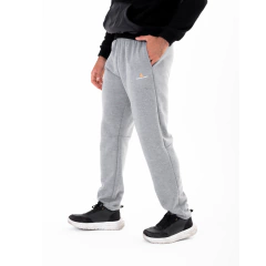 Combo deportivo! Campera Negra Algodn +pantalon Algodn gris