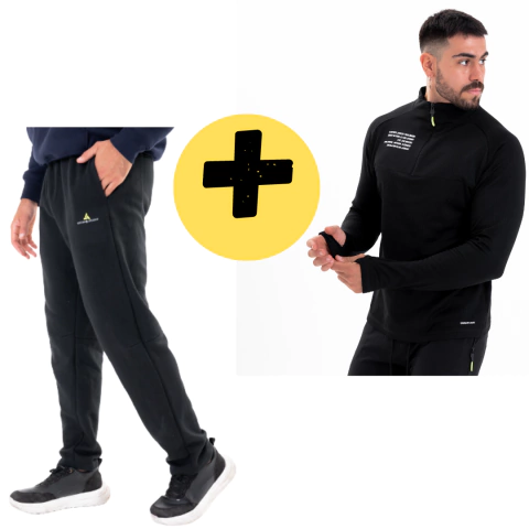 Combo deportivo!! Buzo Therma +pantalon Acetato