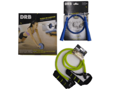 Combo gym drb!!! rueda abdominal+banda+soga - cg1