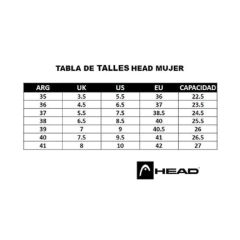 Zapatillas Deportivas Mujer Head Vesubio Ng/fu +MEDIAS GRATIS! - tienda online