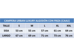 Campera algodón hombre Urban - CAAU gr/cl en internet