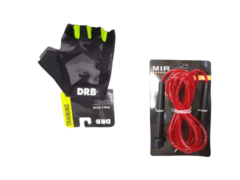 Combo gym!!! guantes gym Drb + soga cuerda Mir