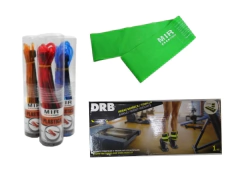 Combo gym!! 1soga+ pesas tobilleras 1kg+ banda circular vd