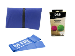 Combo gym!! colchoneta + tiraband abierta (int.alta)+ pelotas masaje
