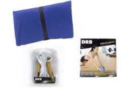 Combo gym!! colchoneta + rueda abdominal + cuerda soga