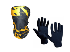 Combo térmico!! cuello termico+ guantes termicos (tet)
