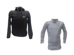 Combo inv hombre!! camiseta térmica b + buzo deportivo (color surtido)
