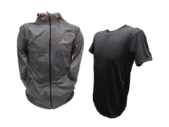Combo deportivo!! campera con capucha+remera (gr.os)