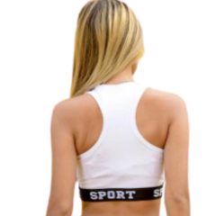 Combo gym mujer!!campera capucha F+top deportivo bl