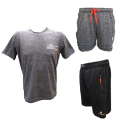 Combo verano deportivo!!remera+bermuda+short bolsillos gs
