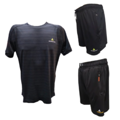 Combo depo!!remera+bermuda+short bolsillos ng