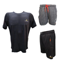 Combo depo!!remera+bermuda+short bolsillos gs