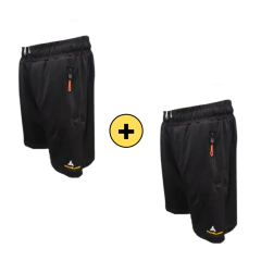 Combo deportivo hombre !! 2 bermudas(bolsillos c/cierre)