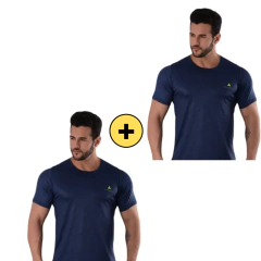 Combo dry fit hombre!! 2 remeras deportivas (az)