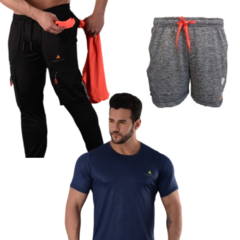 Combo verano!!pantalon cargo+remera dry fit+short gs