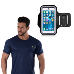 Combo running!! remera dry fit+brazalete porta celular