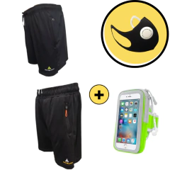 Combo!bermuda+short n+brazalete-tapa boca gratis!!