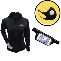 Combo mujer!campera deportiva ng+riñonera-tapa boca gratis!