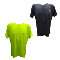 Combo running fluor! remera dry fit+remera deportiva