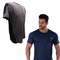 Combo verano!remera dry fit+remela color ng/gr