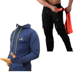Combo Url! campera Deportiva capucha+ Pantalon Cargo