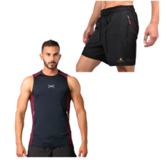 Combo Urb! Musculosa Deportiva + Short Microfibra Ng