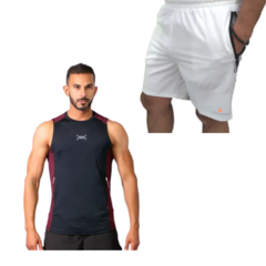 Combo Urb! Musculosa Deportiva + Short Microfibra BLC