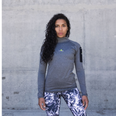 Camiseta Térmica GRIS Mujer Urban Luxury - Termpladama