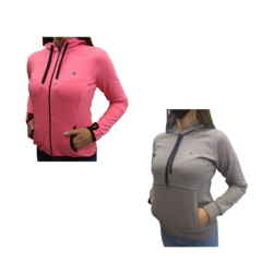 Buzo Fsport Mujer Algodón + Campera Algodón Fu-combo X2