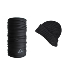 Combo Invierno! Cuello Multiuso Black + Gorro de lana!