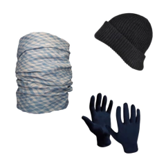 Cuello Salpa Multiuso Tapa Boca Aguas +gorro lana+ guantes termicos