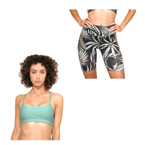 Conjunto Salpa! Top Mujer Deportivo Acal + Calza Biker kai