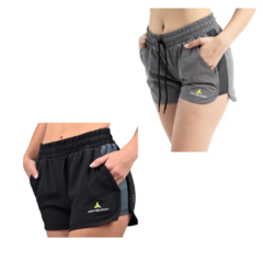 Short Deportivo Mujer Microfibra Urban Luxury X 2 Unidades