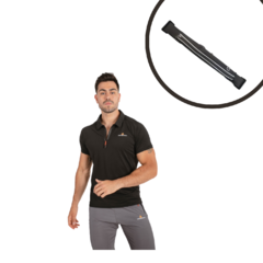 Chomba Deportiva Hombre Urban Luxury Negra +RIÑONERA EXPANDIBLE