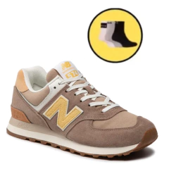 Zapatillas New Balance Hombre Ml574rb2 +Medias gratis!