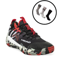 Zapatillas Head tenis Adultos Ng/rj Indoor +MEDIAS GRATIS!