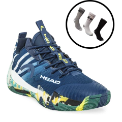 Zapatillas Head Basquet Adultos Az/ama Indoor +MEDIAS GRATIS!