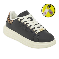 Zapatilla Urbanas Paris Head Mujer Negro Print - PARIS + Medias!