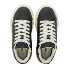 Imagen de Zapatilla Urbanas Paris Head Mujer Negro Print - PARIS + Medias!