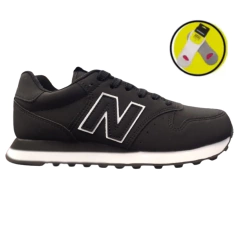 Zapatillas Urbanas Niños New Balance - GW500AG1 Negro + Medias!
