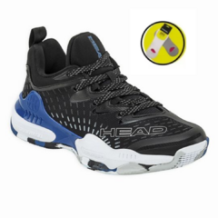 Zapatillas De Tenis Hombre Head Tokio - Negro/Azul + Medias!