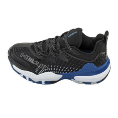 Zapatillas Deportivas Head Niños Tokio - Negro/Azul + Medias! en internet