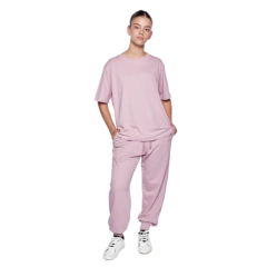 Remera Oversize De Algodn Mujer Reves Shawn - REFRASER Rosa en internet