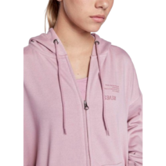 Campera Con Capucha Oversize De Algodón Mujer Reves Shawn - BSHWAN Rosa en internet