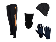 Combo invierno!! pantalon chupin+gorro lana+cuello y guantes termicos