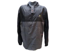 BUZO ROMPE VIENTO URBAN LUXURY NEGRO/GRIS - BURP