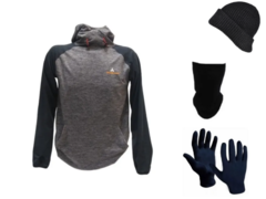 Combo hombre!! buzo deportivo+ gorro +cuello y guantes termicos