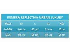 REMERA TERMICA MANGA LARGA REFLECTIVA URBAN LUXURY - REFLEC - PASION AL DEPORTE