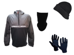Combo inv hombre!! buzo deportivo+gorro+cuello y guantes termicos
